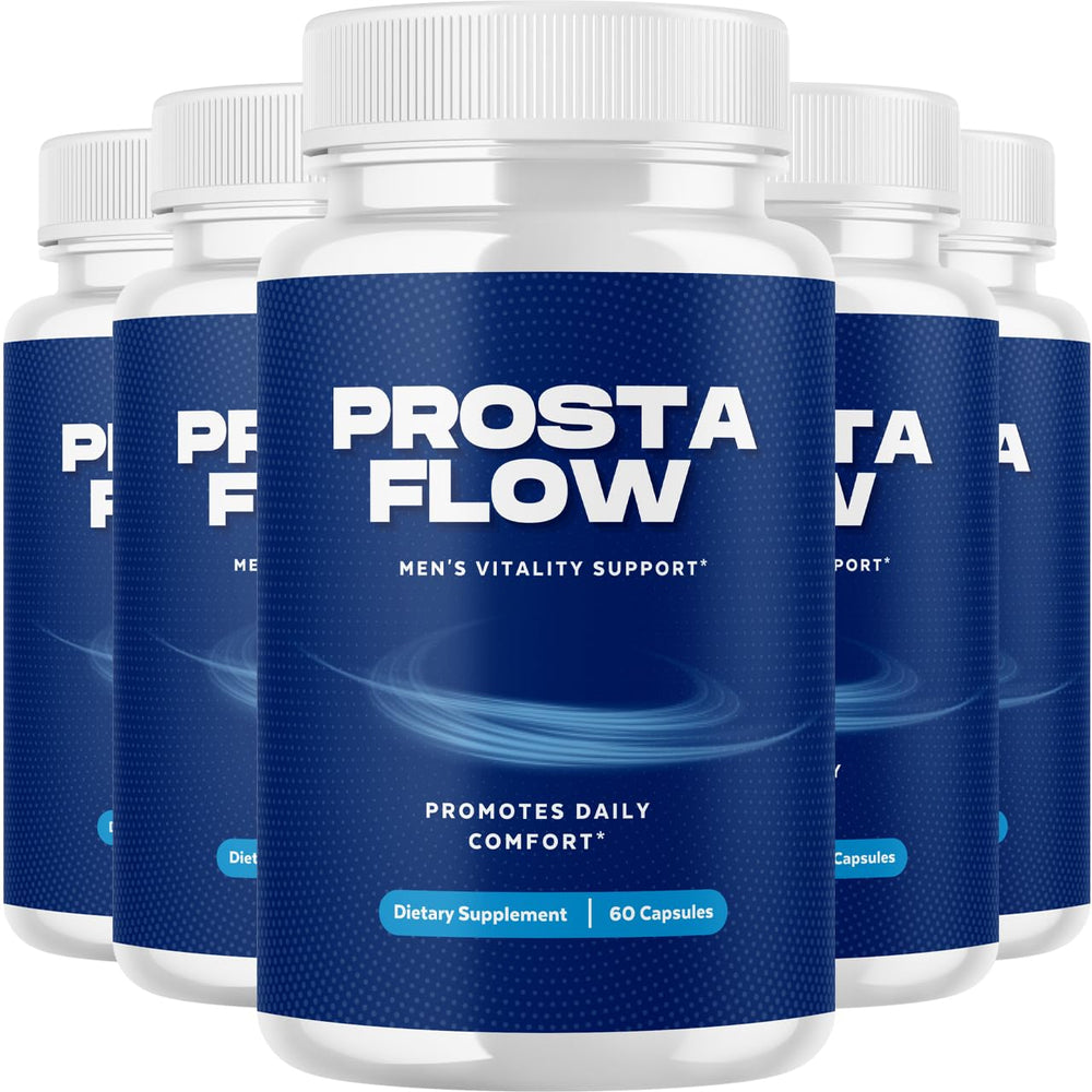 VIVALIS ProstaFlow capsules bottle for daily prostate wellness support.