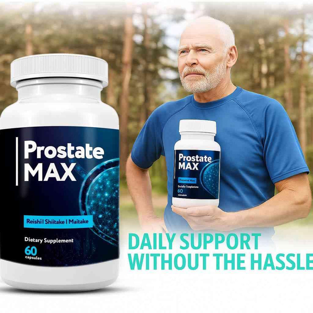 VIVALIS ProstateMax bottle on table ready for daily routine.