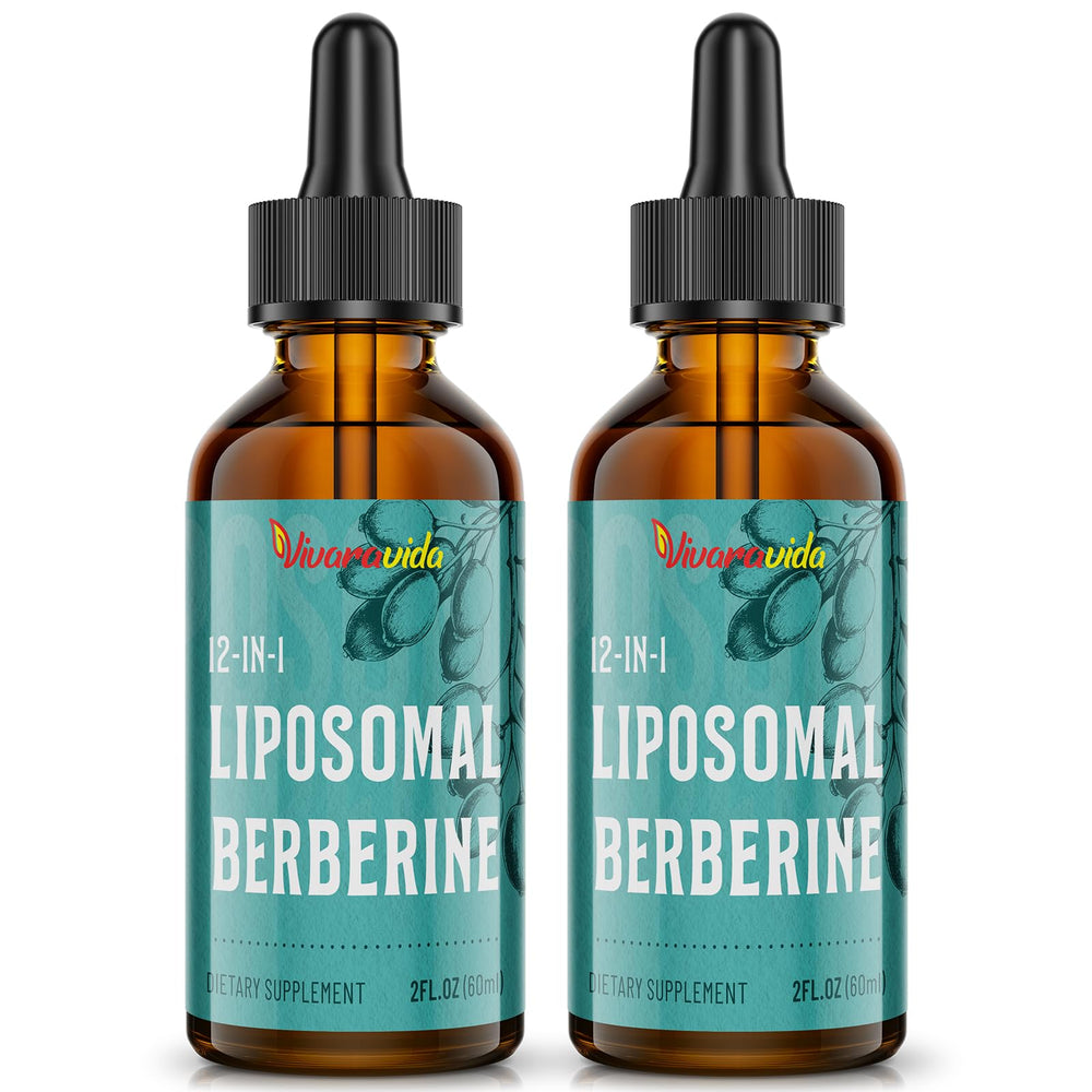 Vivaravida Berberine Drops bottle for easy daily use