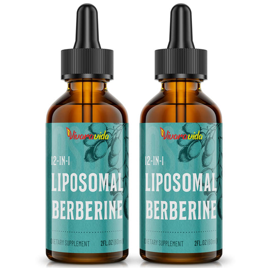 Vivaravida Berberine Drops bottle for easy daily use