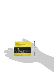 Vivarin tablet with water showing simple dose for fast energy