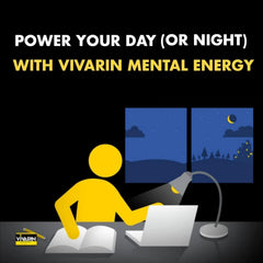 Vivarin tablets on desk ready for a task boost