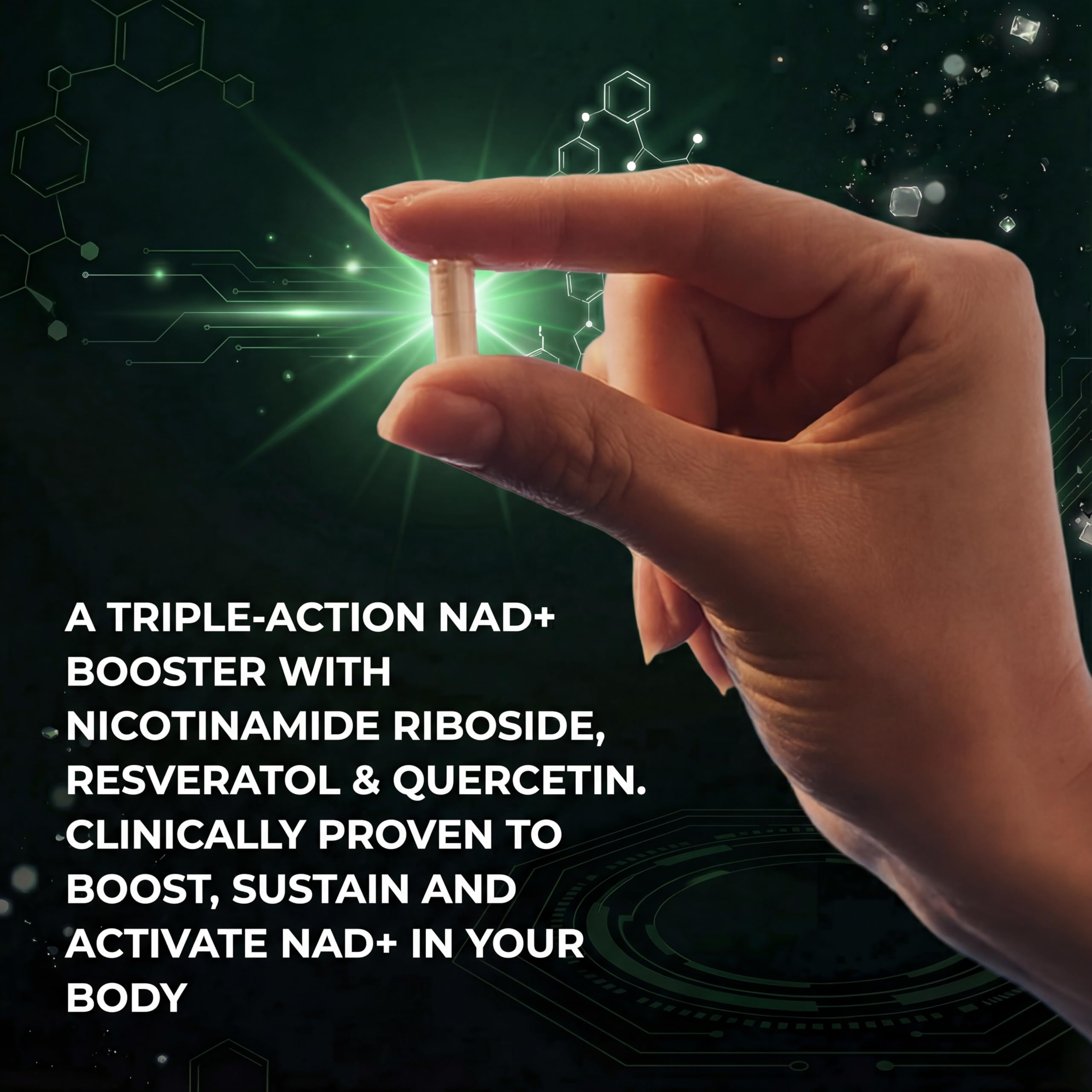 VivaThrive NAD+ Complex triple-bottle bundle signaling extended support