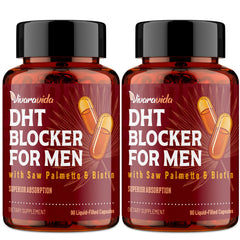 Vivaravida DHT Blocker liquid capsules designed for enhanced absorption and daily use