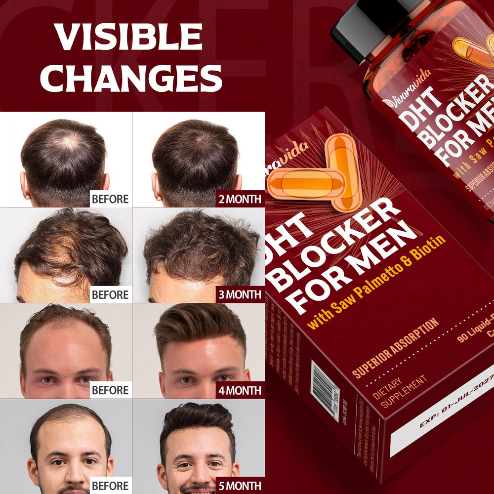 Nutrition label and packaging for Vivaravida DHT Blocker