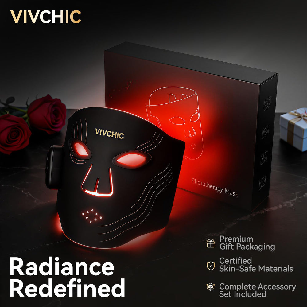 Vivchic gift-ready box includes mask and accessories.