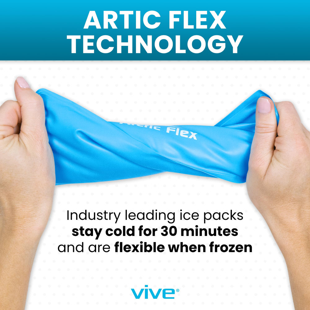 Daily use with Vive Knee Ice Pack Wrap supports knee comfort