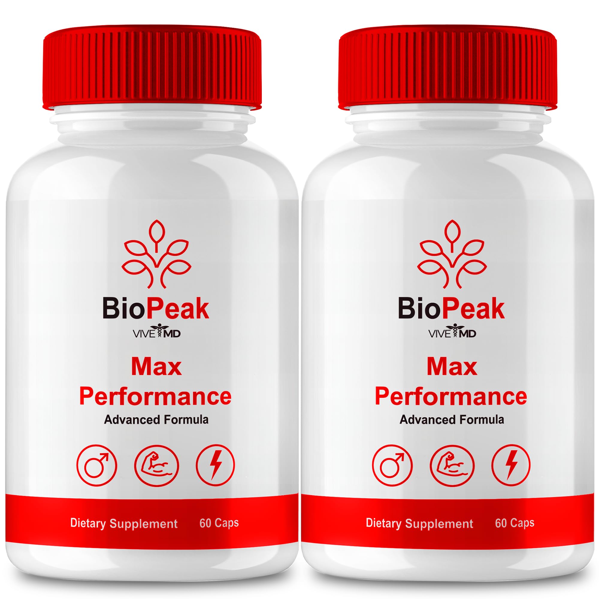 VIVE MD BioPeak capsules front view for daily wellness support