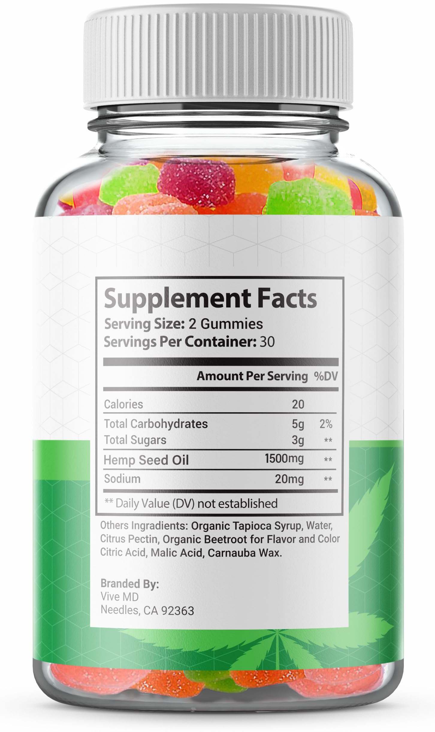 VIVE MD K2Life gummies advanced formula close-up shows consistency