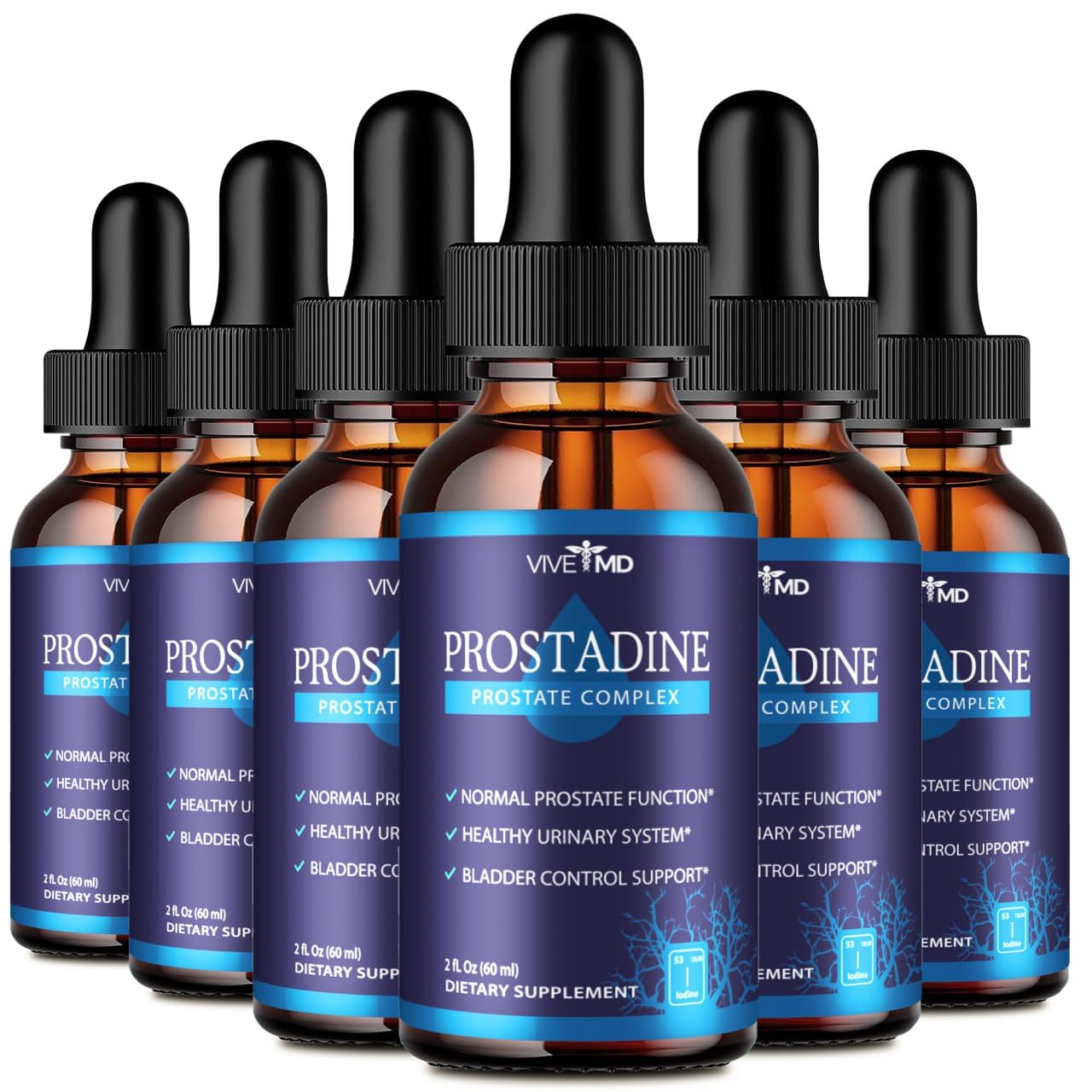 VIVE MD Prostadine drops bottle pour may support daily bladder comfort