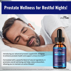 Front packaging emphasizes official Prostadine solution by VIVE MD.