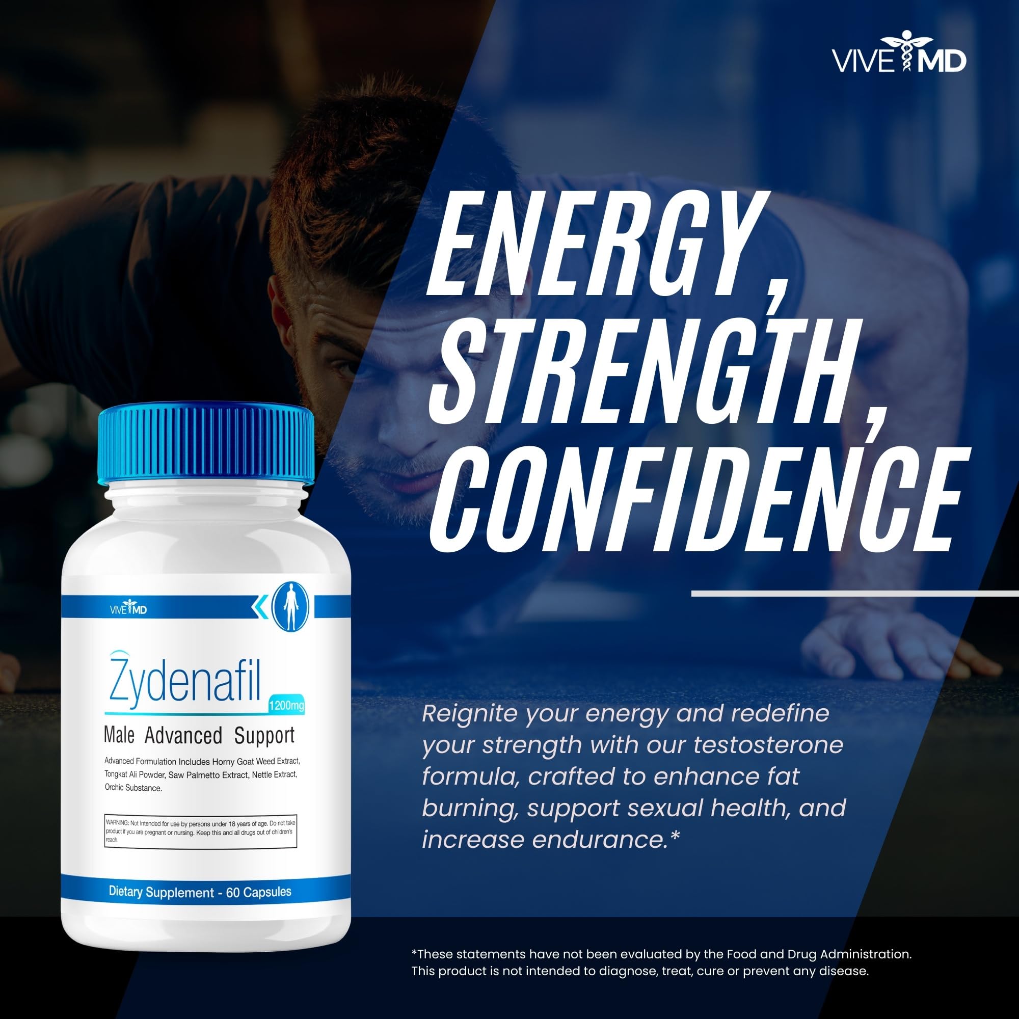 VIVE MD Zydenafil Horny Goat Weed feature image highlighting traditional herb.