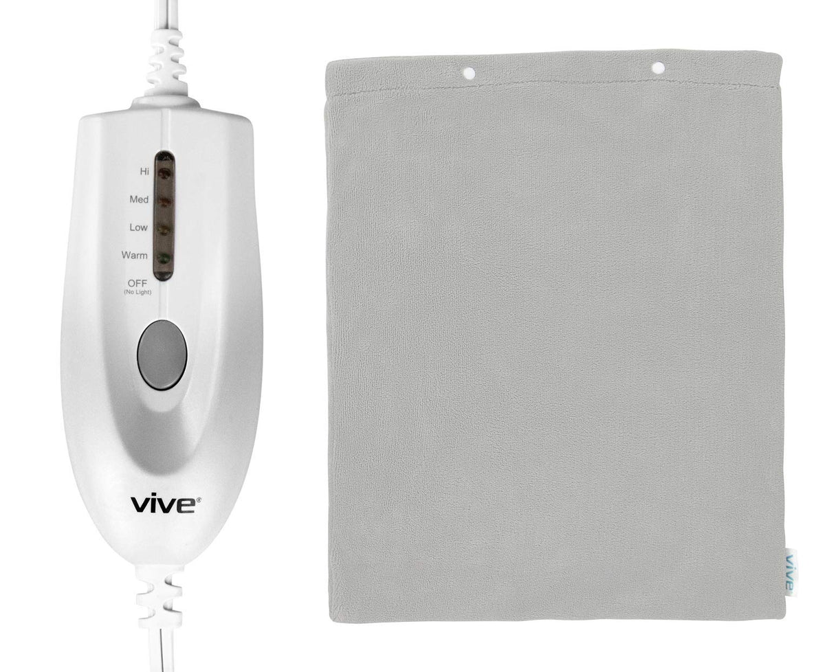 Vive moist heating pad back-therapy view for targeted relief.