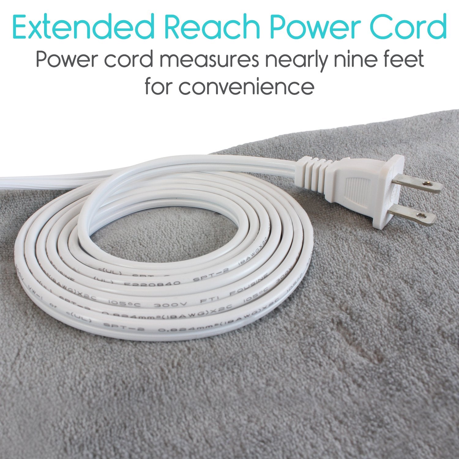 Vive moist heating pad safety features provide reliable at-home use.