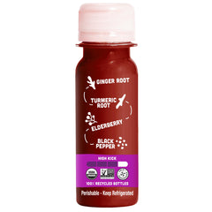 Vive Organic Immune Shot awards display signals brand recognition.