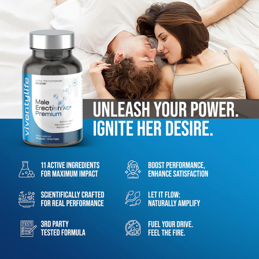 ViventyLife capsules close-up showing the 11-ingredient blend.