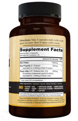 Vivid Health Nutrition immune boost royal jelly bottle displaying high potency formula for everyday wellness.