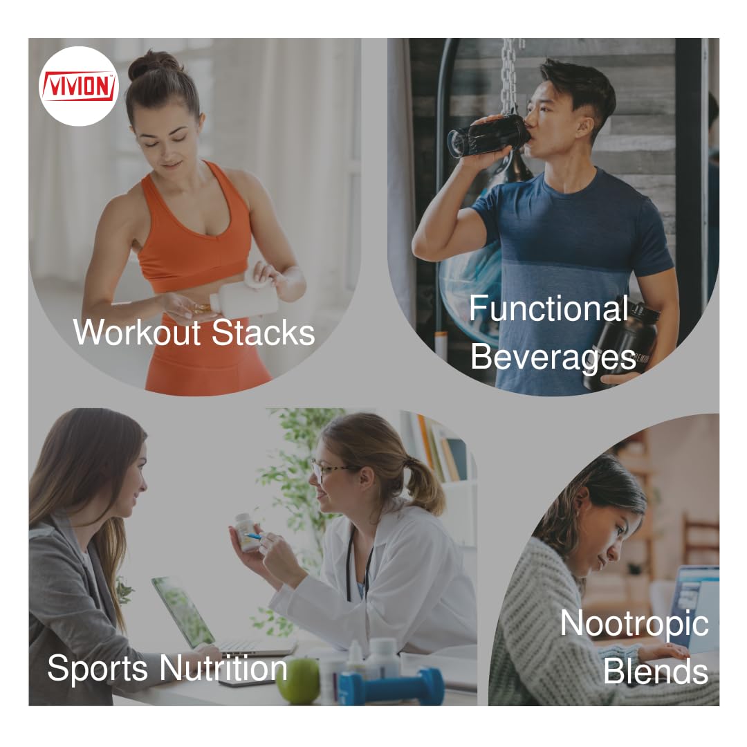 Vivion L-Serine powder supports formulation for cognitive health.