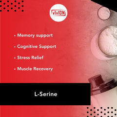 Vivion L-Serine powder easy mixing aids formulation development.