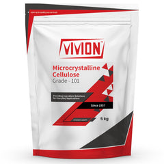 Vivion MCC 101 packaging for bulk production and storage.