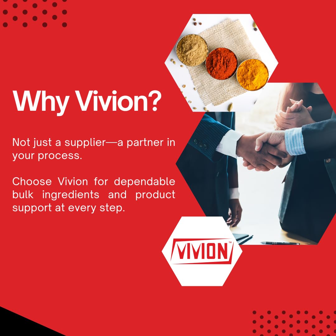 Vivion MCC 101 bulk material for industrial use and product development.