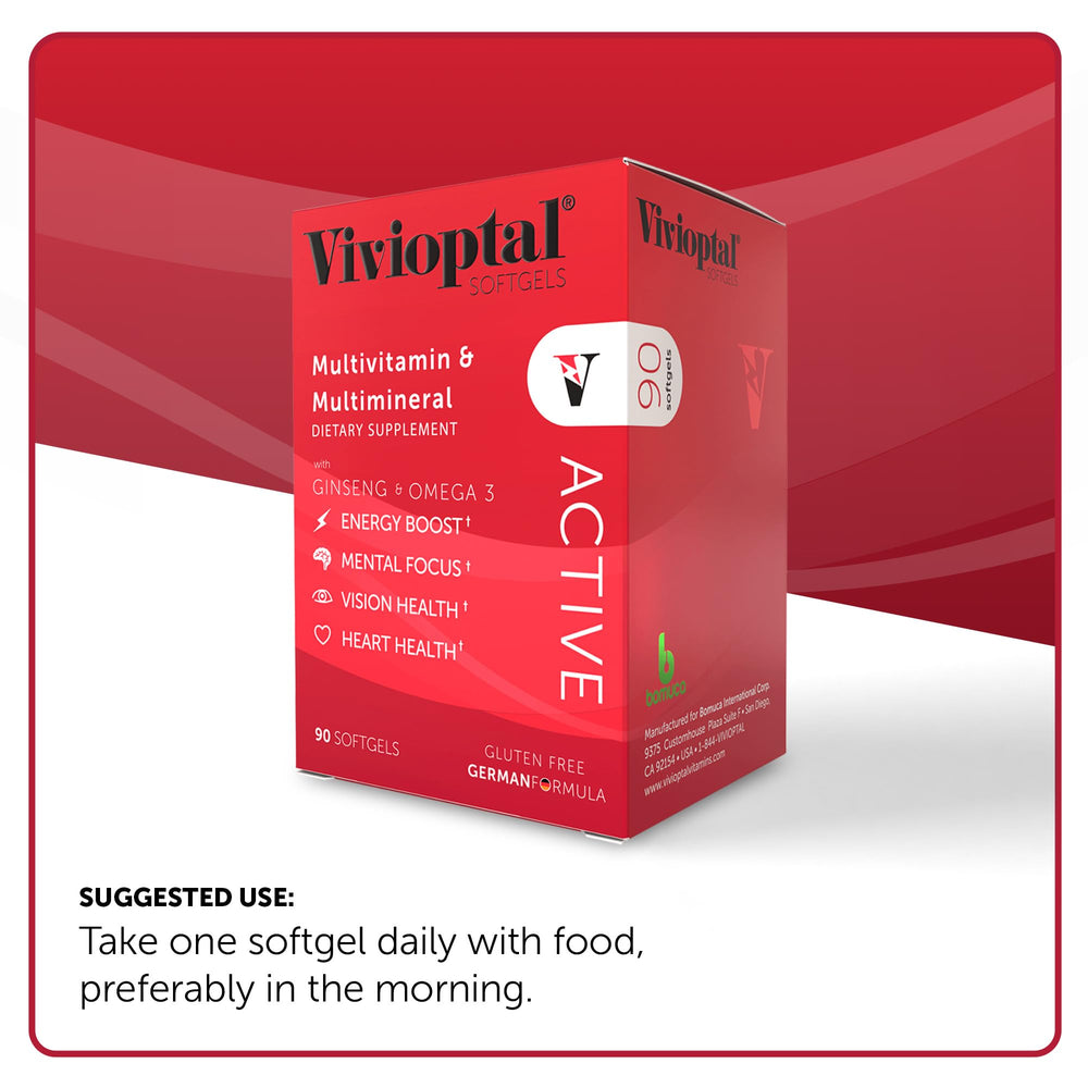 Vivioptal Active Omega-3 bottle suggests triglyceride related nutrition