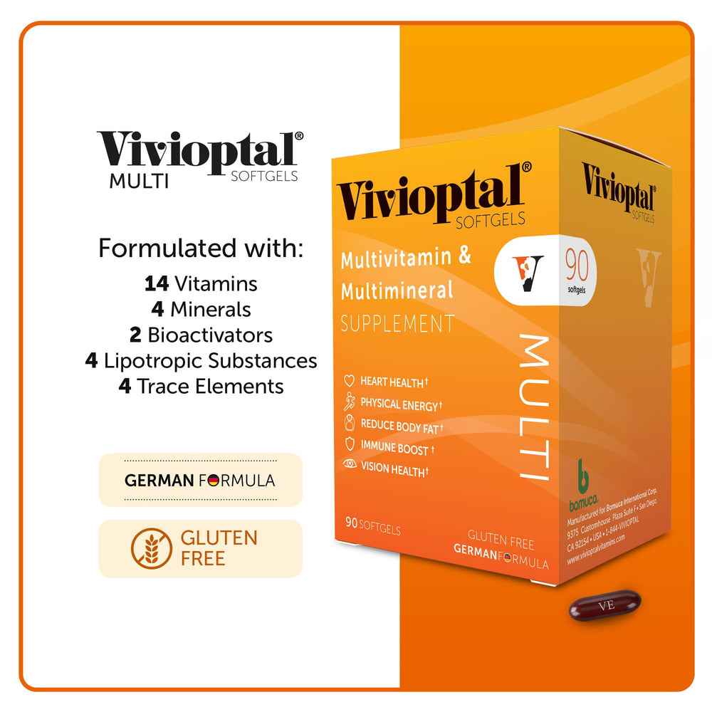 Vivioptal Multi daily dose scene suggests stress relief and focus potential.