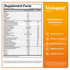 Vivioptal Multi gluten-free packaging highlights clean ingredients and German formulation.