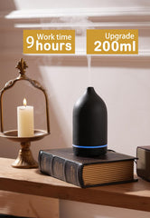 VIVITEST diffuser showing its 200ml tank for long-lasting use