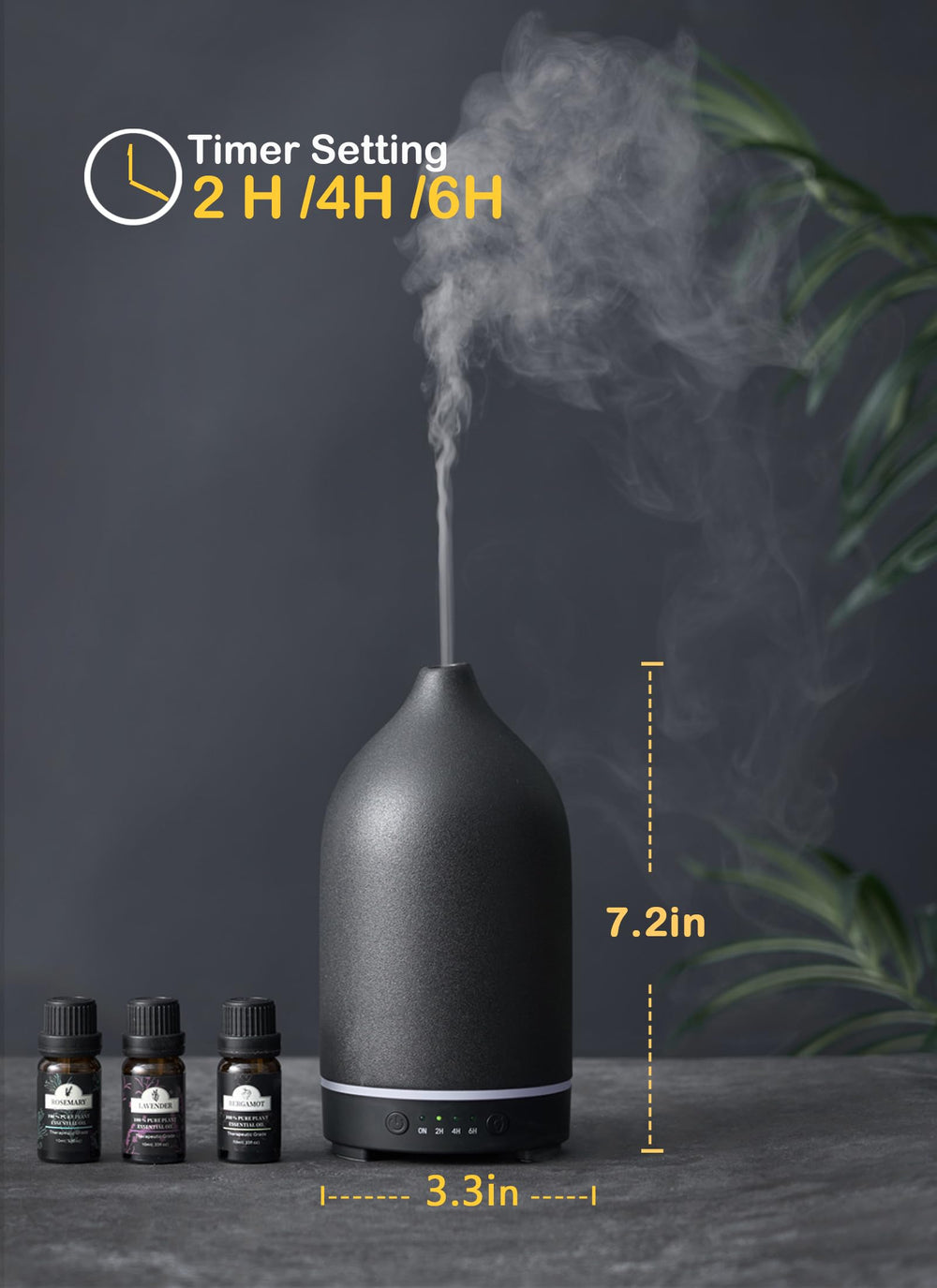 VIVITEST ultrasonic diffusion in action for a quiet aroma