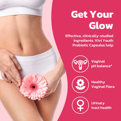 VIVI Youth organic prebiotics visual emphasizes nourishing support for good bacteria.
