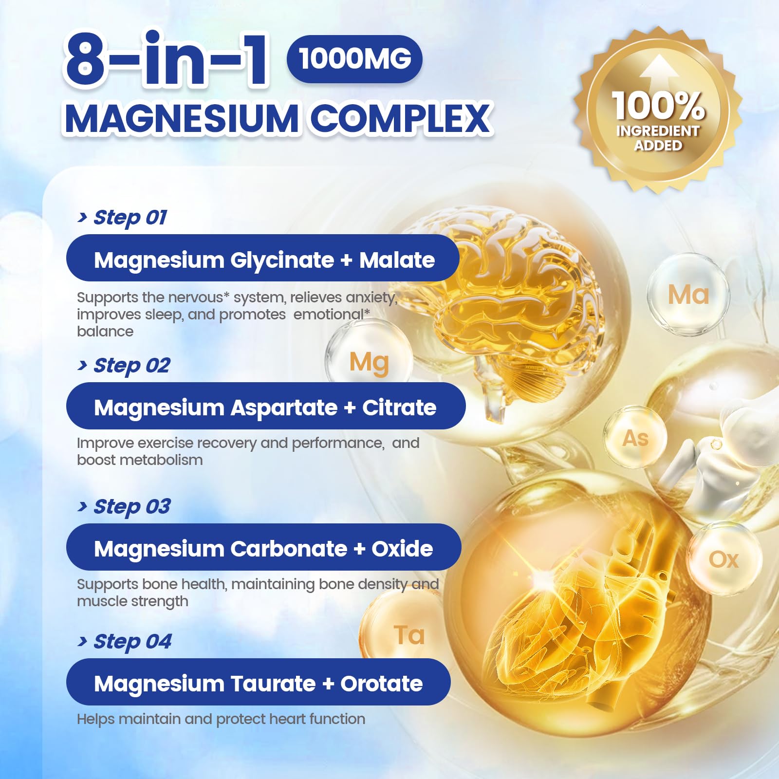 Open bottle pouring capsules for easy daily intake.