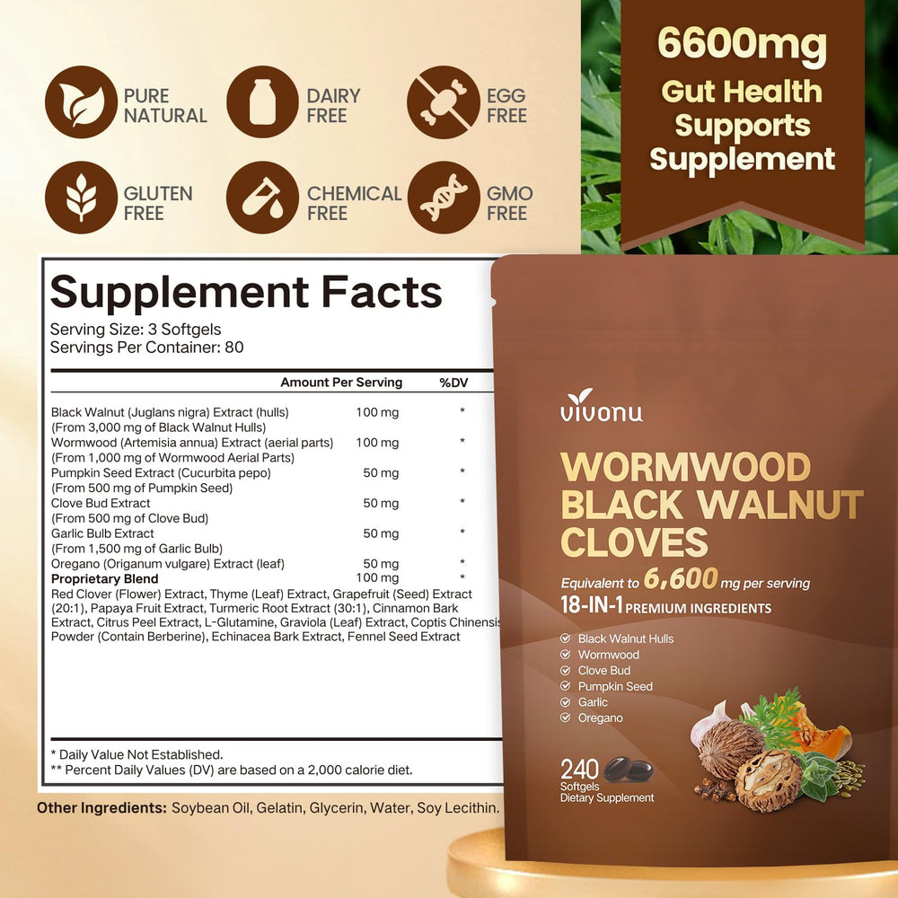 VivoNu 18-in-1 Cleanse natural botanicals on packaging imagery