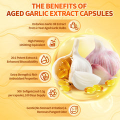 VivoNu aged garlic cloves show a 2-year maturation process improving nutrient retention.