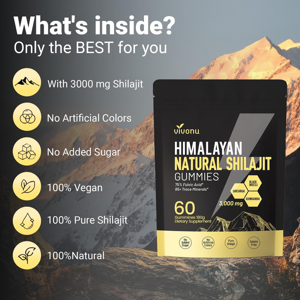 VivoNu Ashwagandha and Gokshura gummies individually wrapped for on-the-go use.