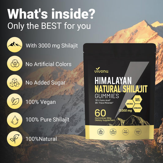 VivoNu Ashwagandha and Gokshura gummies individually wrapped for on-the-go use.
