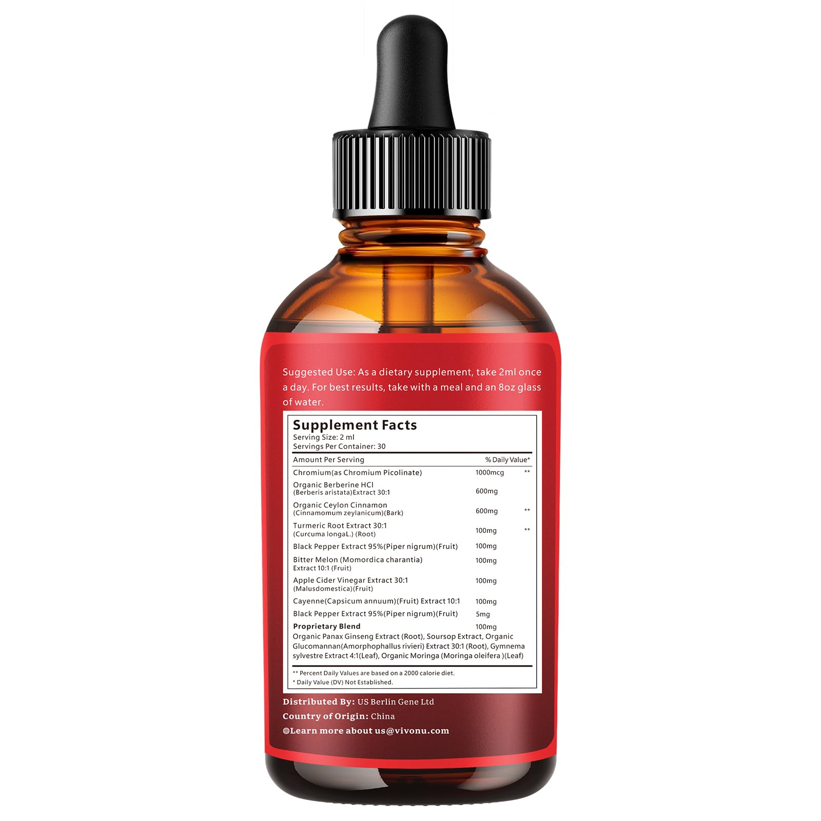 VivoNu berberine cinnamon drops offer an alternative to capsules