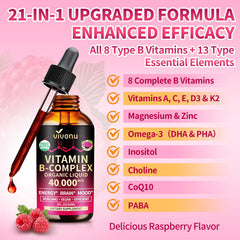VivoNu ingredient label features CoQ10, D3, K2 for antioxidant support.