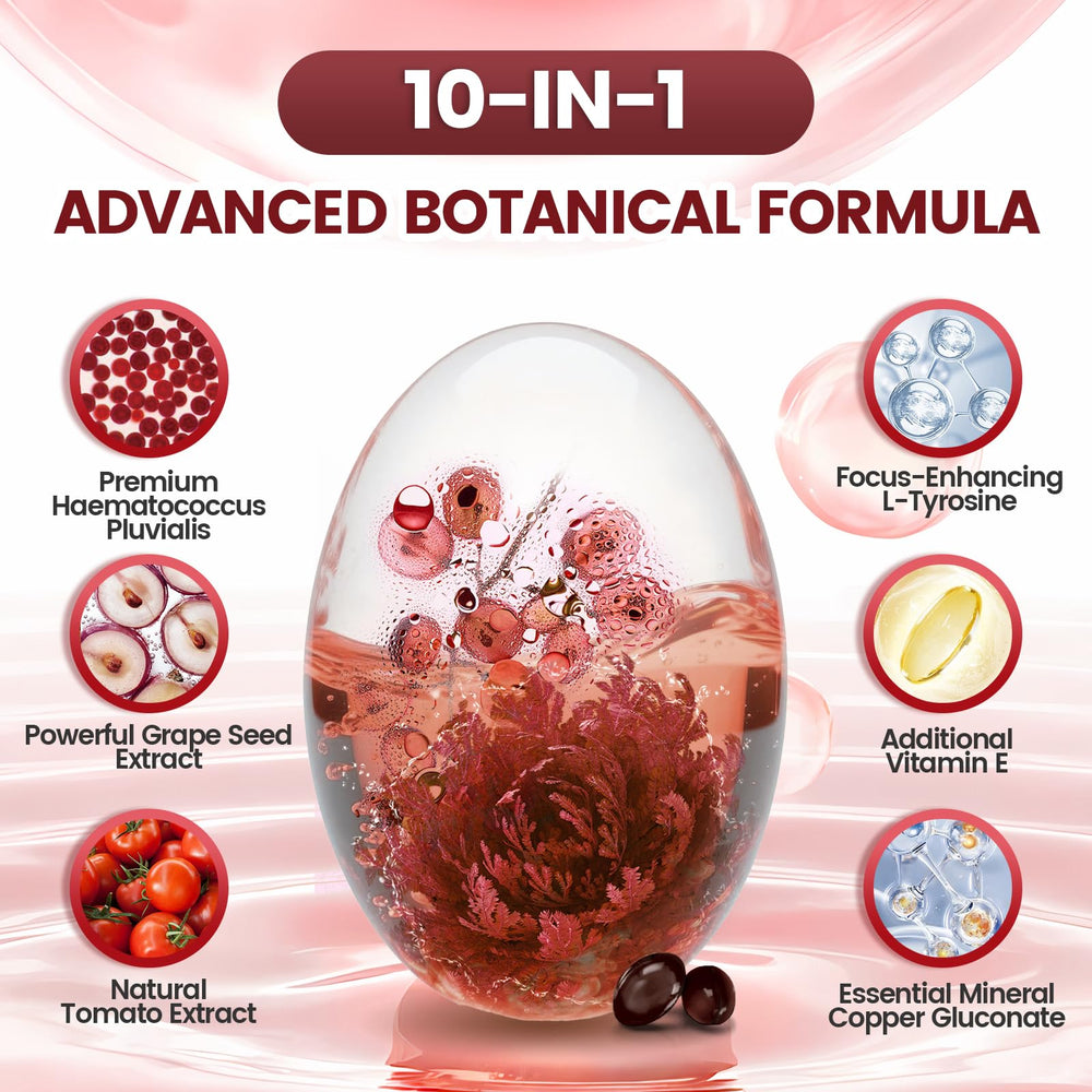 VivoNu lycopene and grape seed blend on label showcases antioxidant trio.
