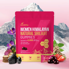 VivoNu Shilajit Women bottle pour for convenient daily energy support