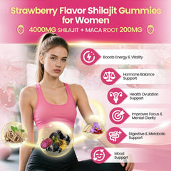 VivoNu Shilajit Women ingredients shot featuring tongkat ali