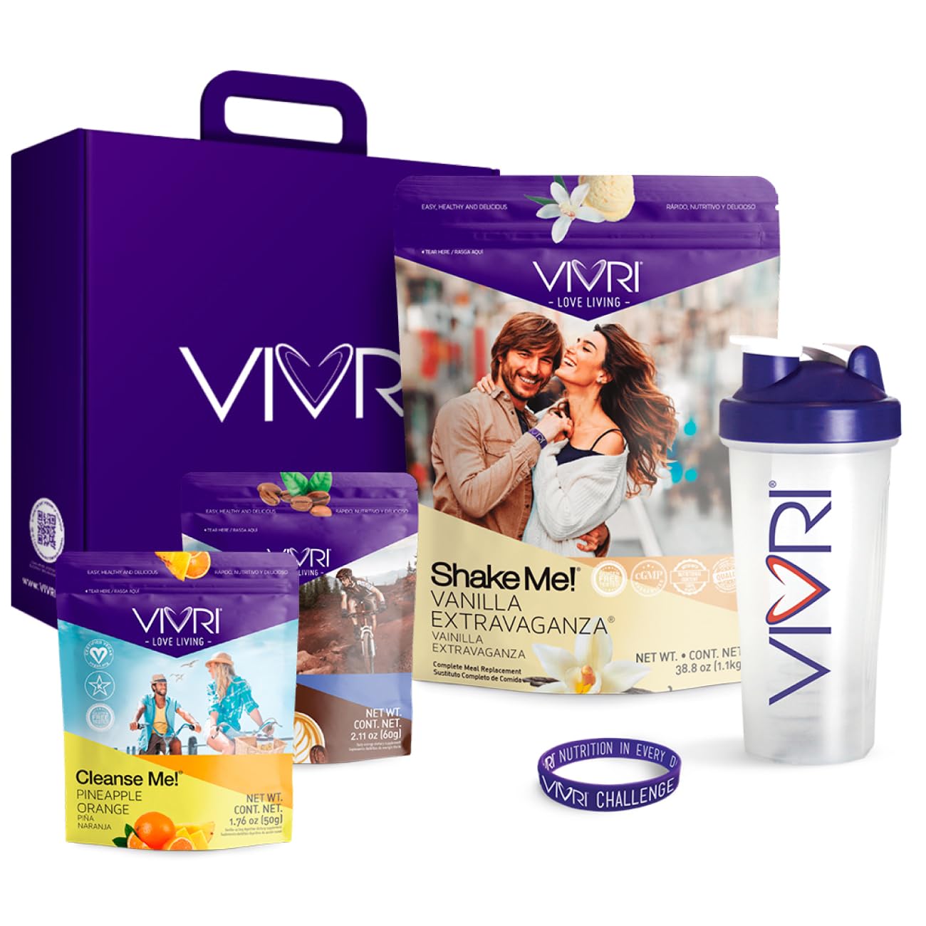 VIVRI 10-Day Challenge vanilla packaging for easy daily nutrition.