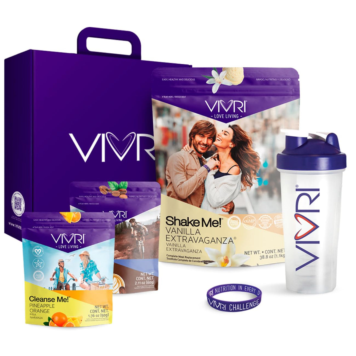 VIVRI 10-Day Challenge vanilla packaging for easy daily nutrition.