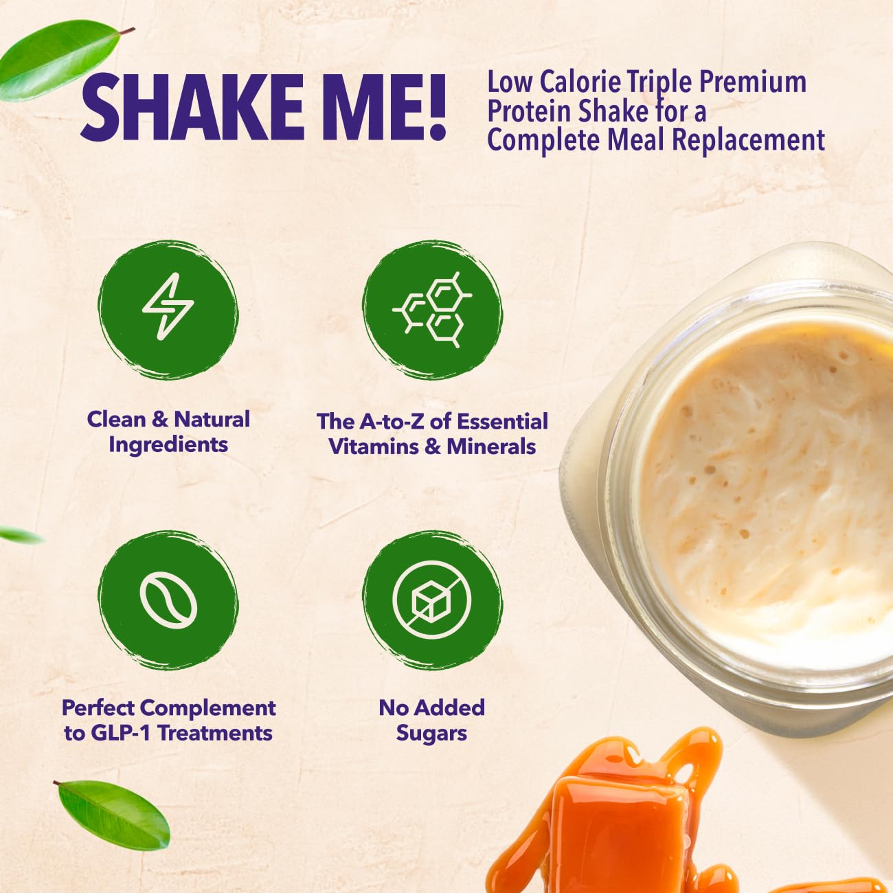 Packaging of the 20 meals showing a complete nutrition plan