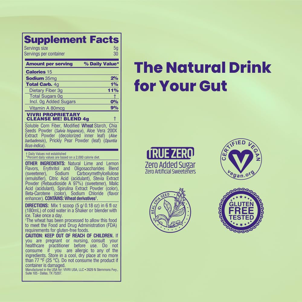 VIVRI CleanseMe 30-serving tub for a 10-day cleanse