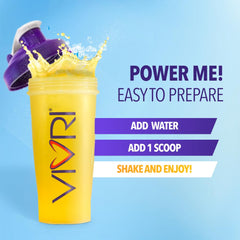 Prepared orange mango drink poured over ice for a refreshing lift.