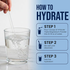 VIYALUM ready glass of hydration with watermelon flavor