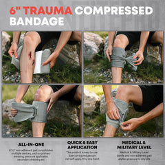 VLITEPRO genuine Israeli Emergency Bandage for rapid hemorrhage control.