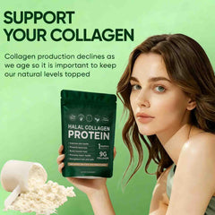 Vlsdoin collagen powder swirled into smoothie for mobility support