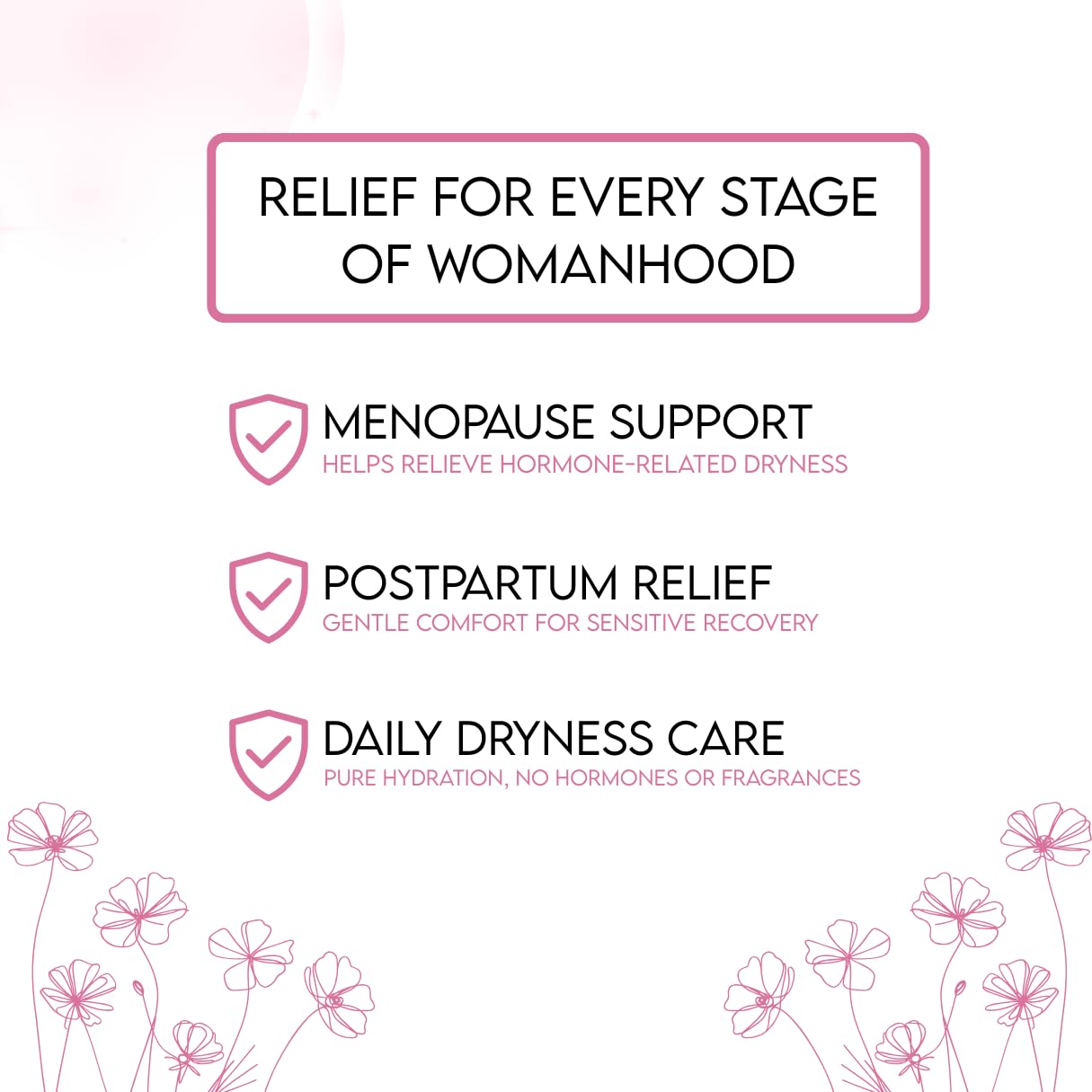VLUSH vaginal moisturizer suppositories pack highlighting compact 10-count design for daily use.